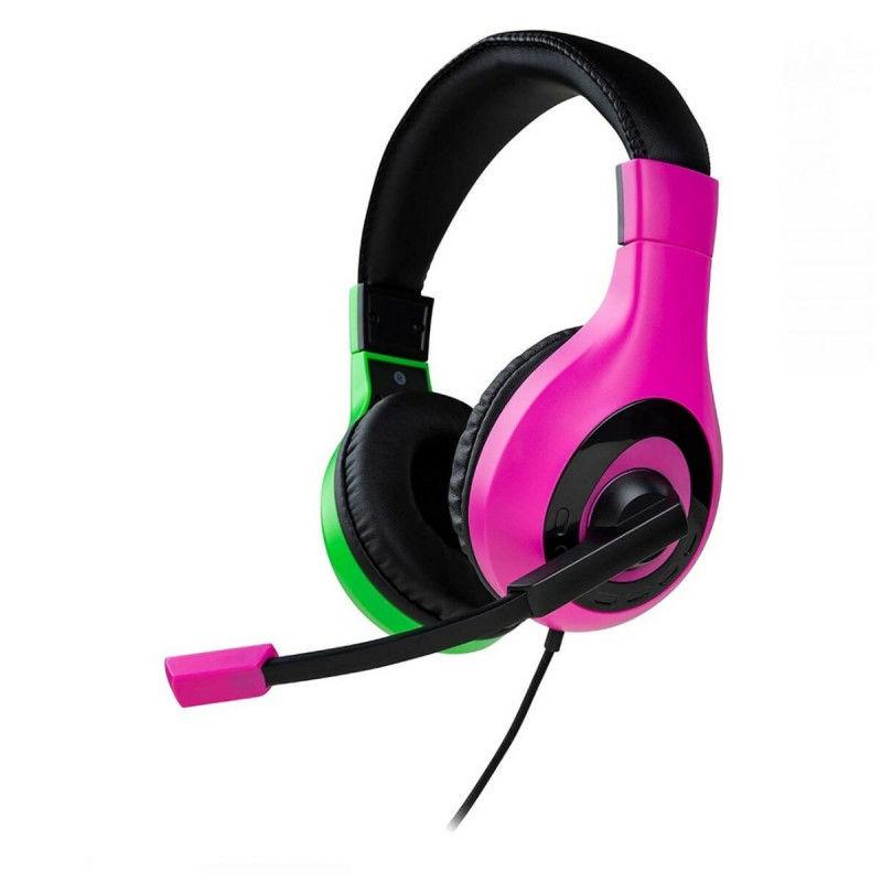 Stereo Gaming Headset V1 - Pink/grøn - Geekd.dk