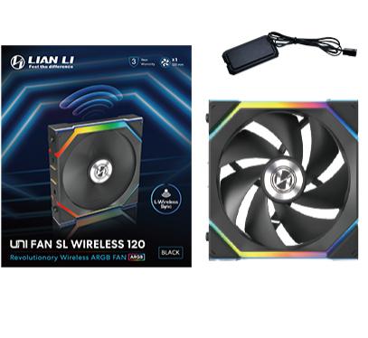 Lian Li Uni Fan Sl Wireless, Sort- 120mm Kabinet Blæser - Geekd.dk