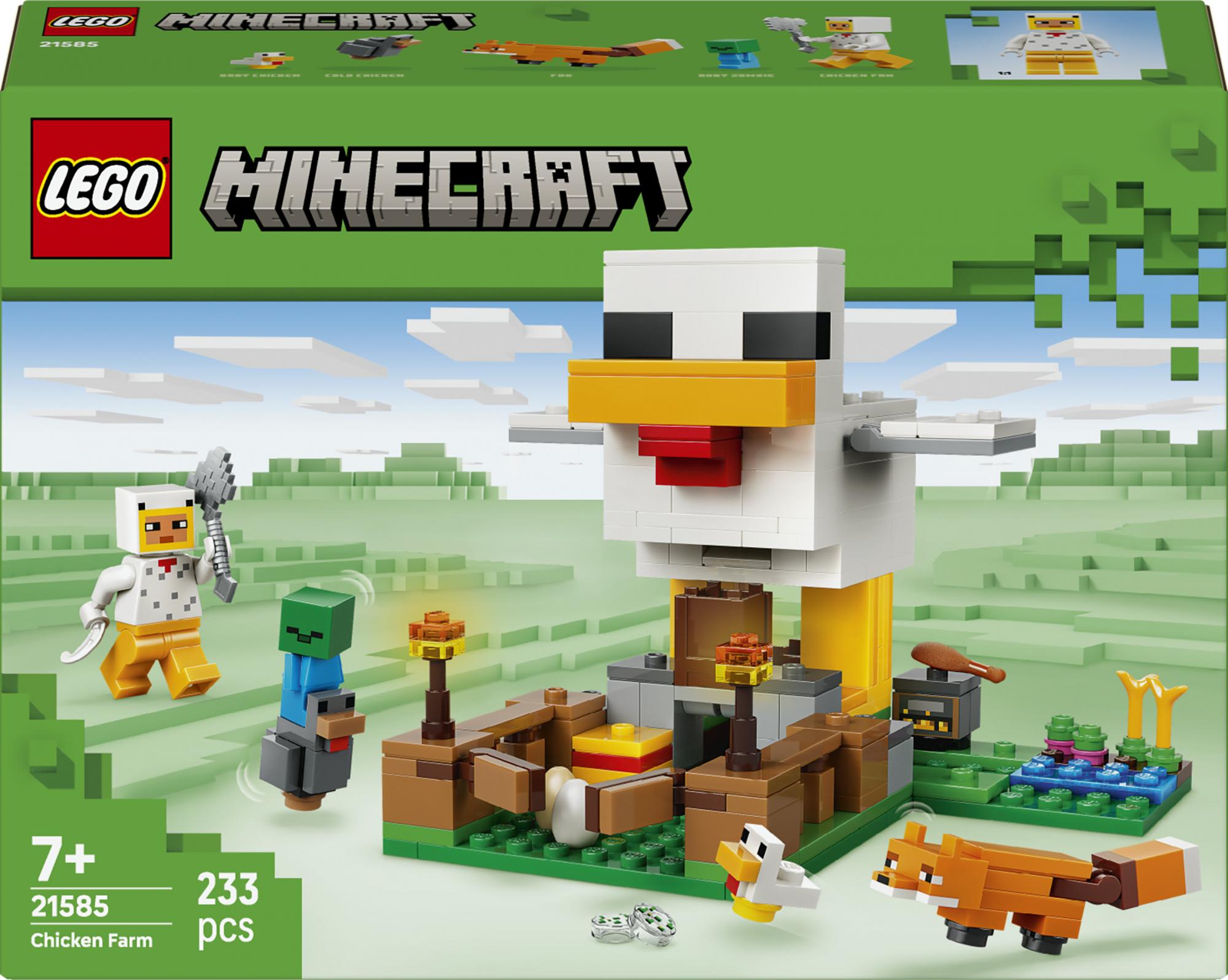 Lego - Minecraft - Chicken Farm (21585) - Geekd.dk