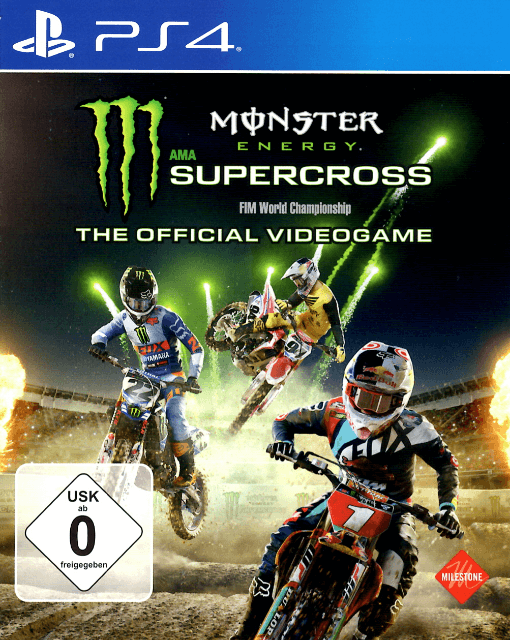 Monster Energy Supercross Racerspil - Playstation 4 Ps4 Spil - Geekd.dk
