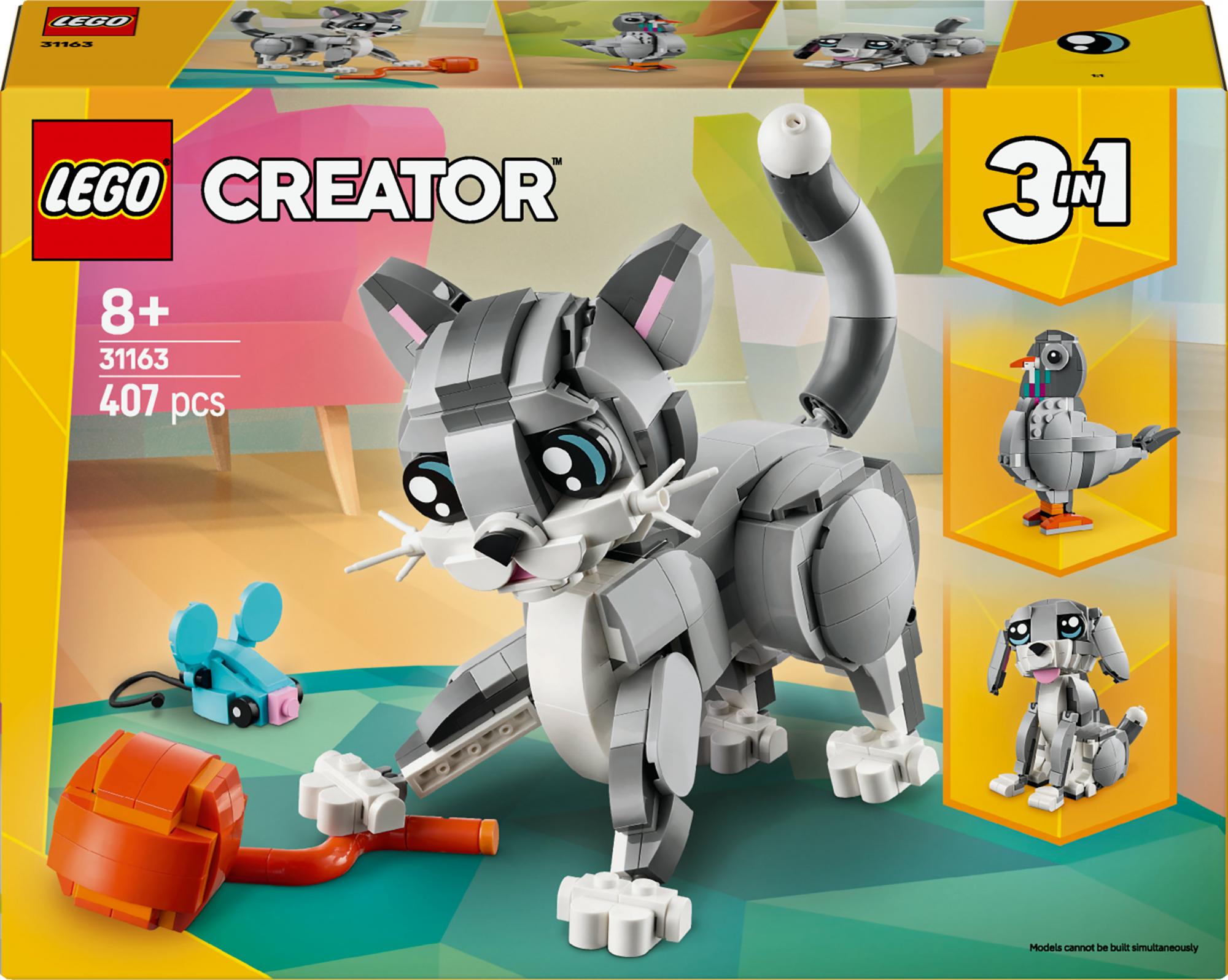 Lego 31163 Creator 3-in-1 Grey Cat - Geekd.dk