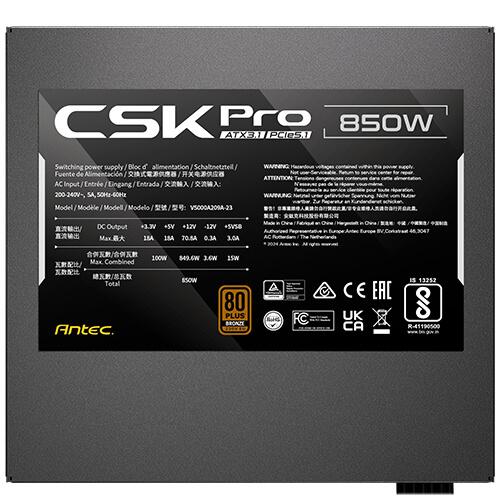 Antec Csk850 Pro Ec Strømforsygning - Geekd.dk