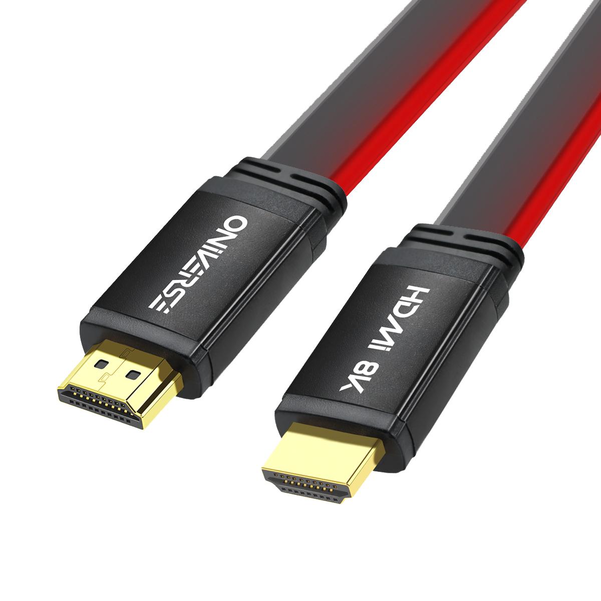 Oniverse - Hdmi Led Cable 8k - Red Konsol Tilbehør - Geekd.dk