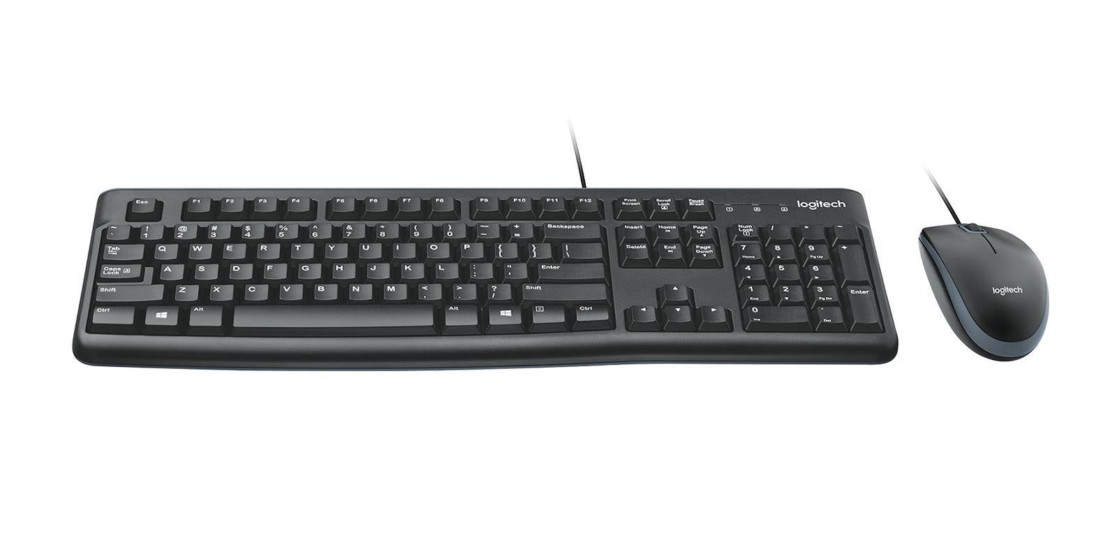 Logitech Desktop Mk120 Tastatur Og Mus-sæt Kabling Nordisk Mus/tastatur Bundle - Geekd.dk