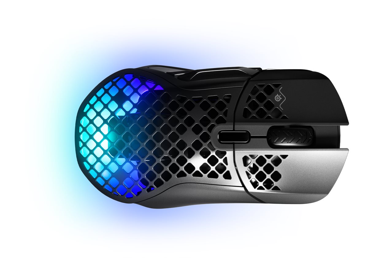 Steelseries Aerox 5 Optisk Trådløs Kabling Sort Mus - Geekd.dk