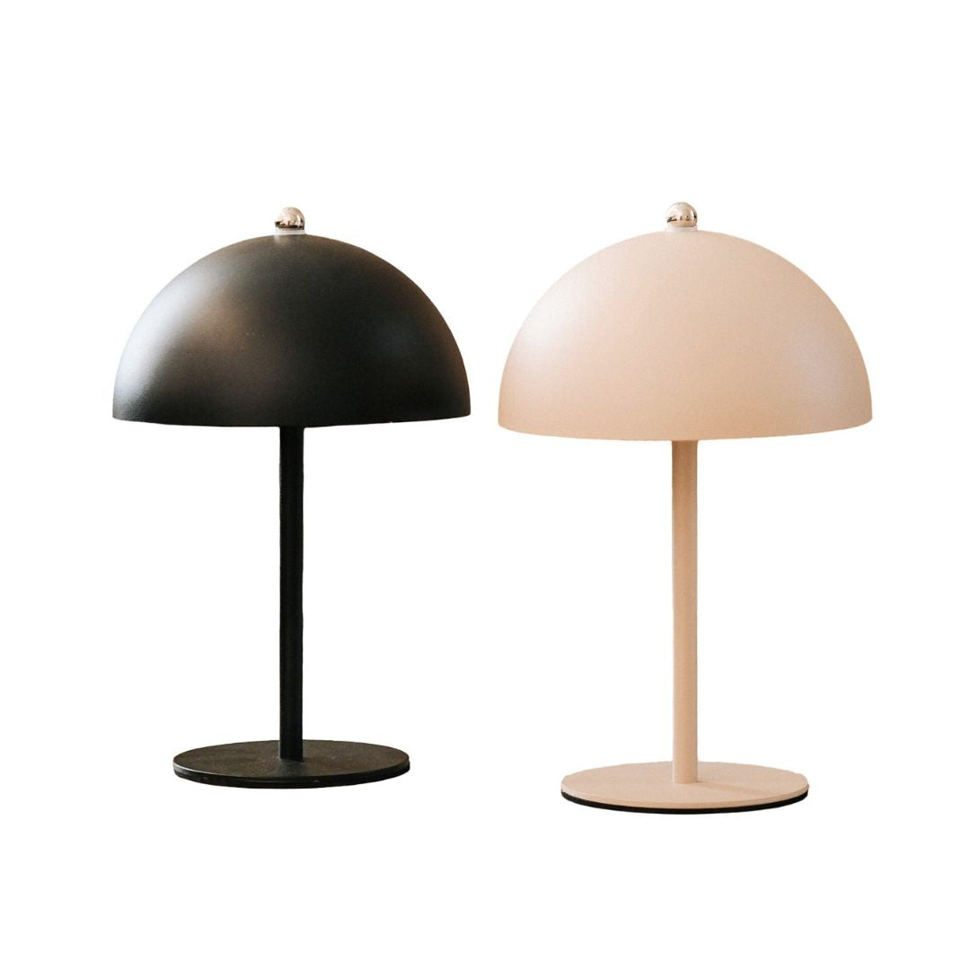 Touch Bordlampe  Trådløs Led Bordlampe Med Dæmper I Sort Eller Creme