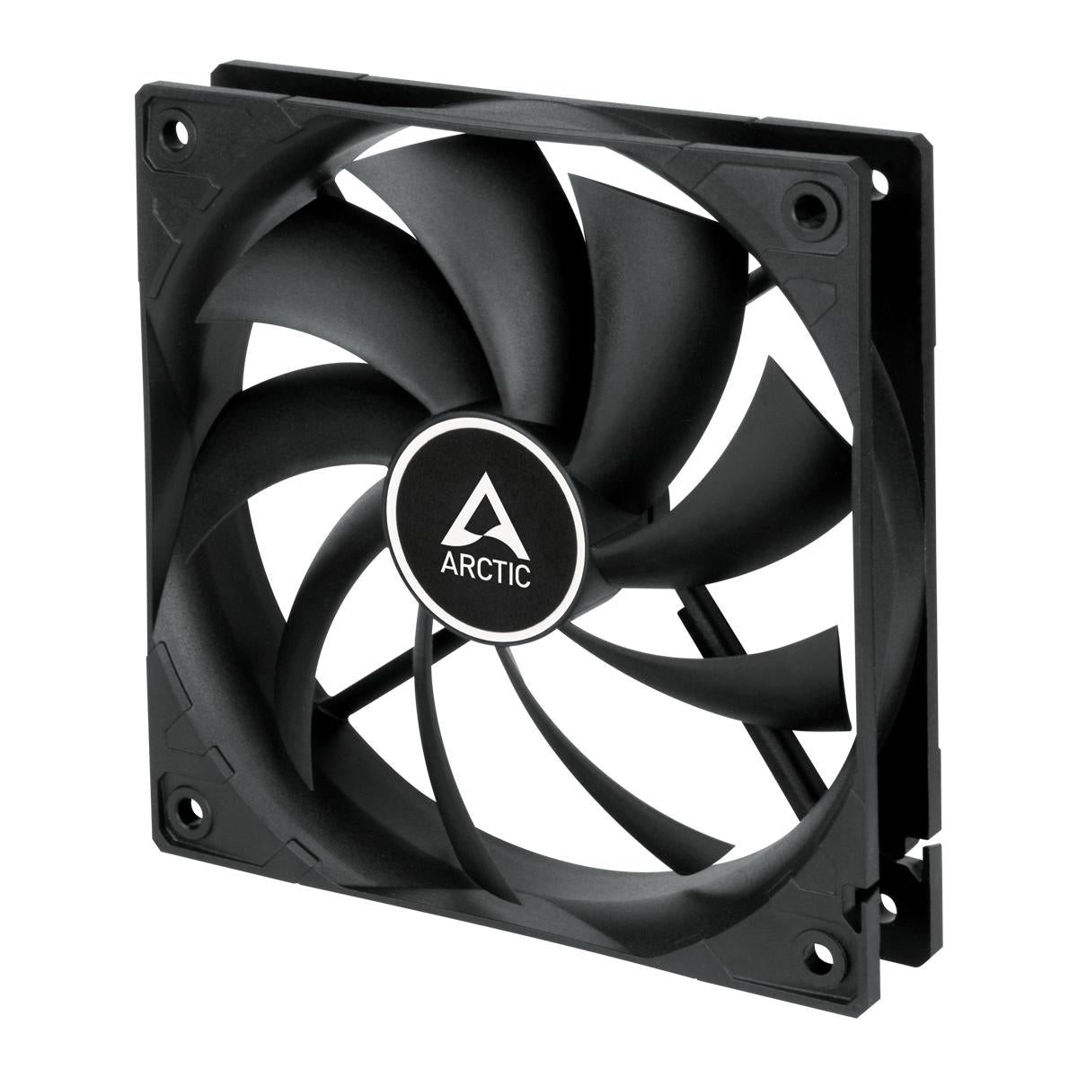 Arctic F12 Fan 1-pack Sort 120 Mm Kabinet Blæser - Geekd.dk