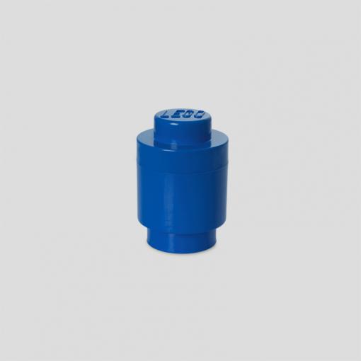 Room Copenhagen Lego Storage Brick 1 Round Blue - Rc40301731 Opbevaringskasse - Geekd.dk