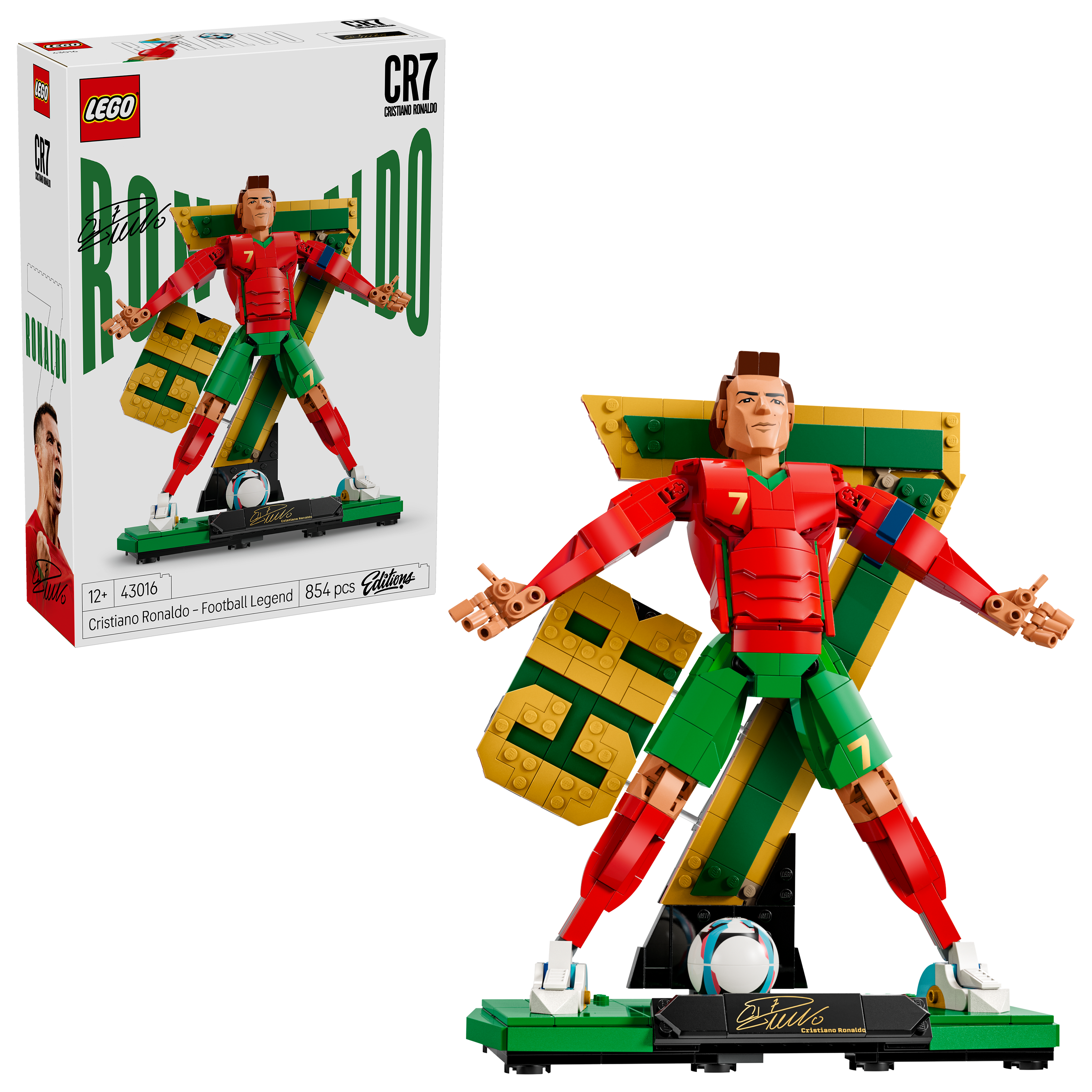 Lego - Editions Football - Cristiano Ronaldo  -  Football Legend (43016) - Geekd.dk