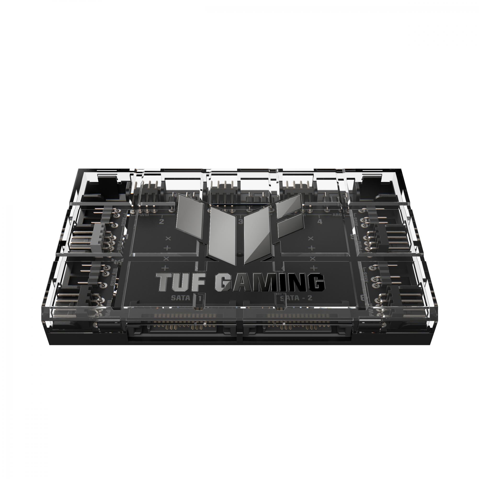 Asus Tuf Gaming Argb Pwm Fan Hub For Up To Six Case Fans Kabinet Tilbehør - Geekd.dk