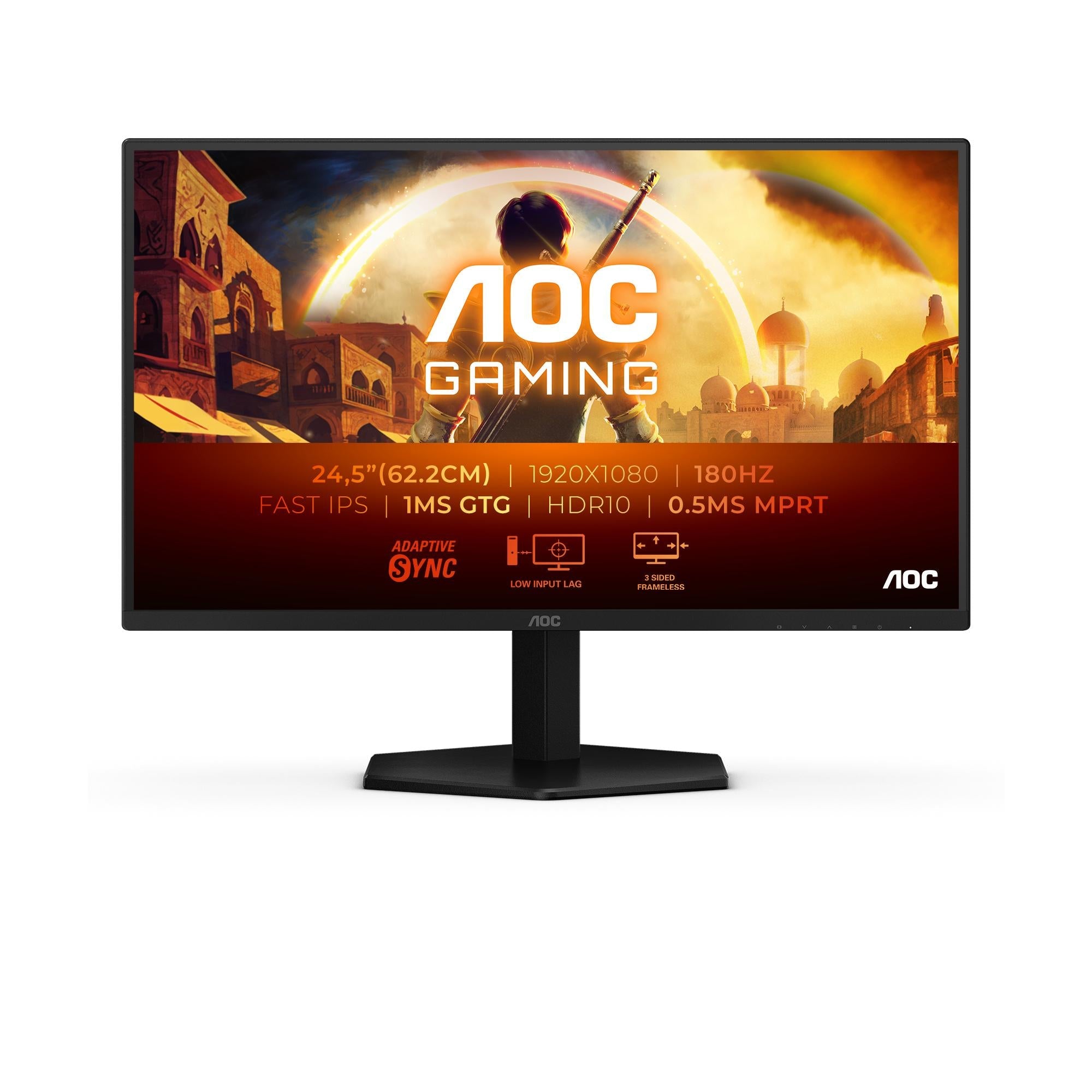 Aoc 25g42e 24,5â 1920x1080/16:9/300 Cd/mâ²/1 Ms/hdmi, Displayport, Headphone Out Skærm - Geekd.dk