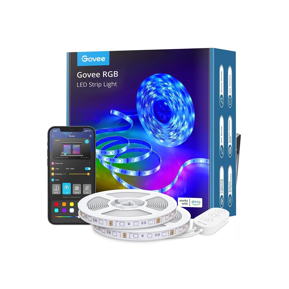 Govee Rgb Led Lysstrip Wifi/bluetooth 5 M - Geekd.dk