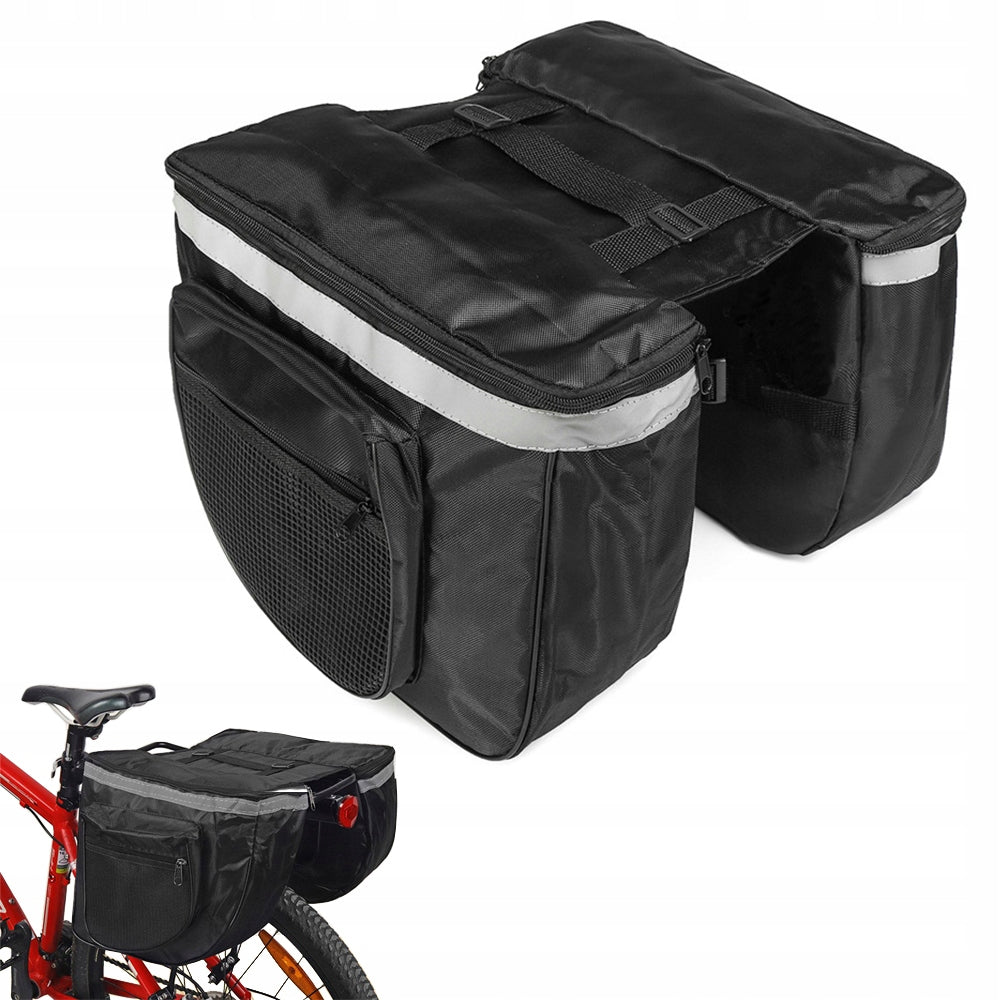Stor Cykeltaske Til Bagagebærer  28l Med Reflekser