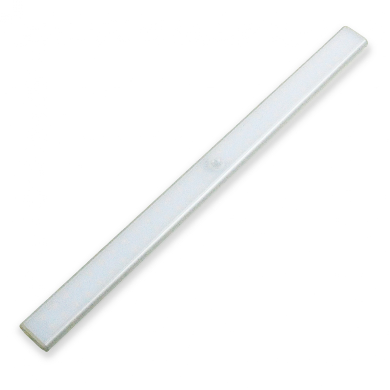 Led Lysskinne M. Sensor, 40 Cm, Genopladelig, Varm Hvid 2800k