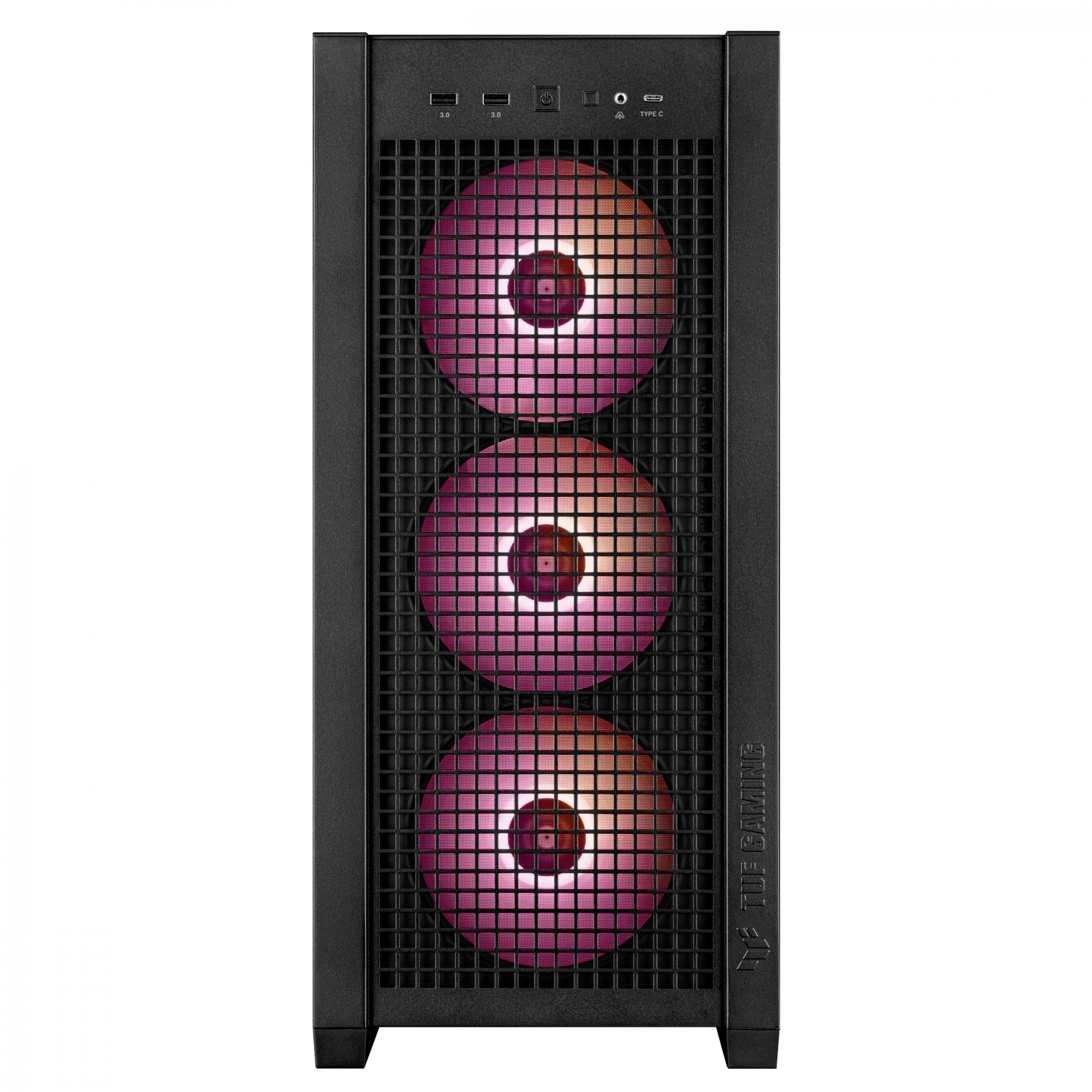 Asus Tuf Gaming Gt302 Tg Argb Atx Midi-tower - Black Kabinet - Geekd.dk