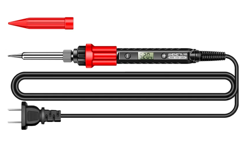 Loddekolbe Justerbar Digital, Aneng Sl105, 60w