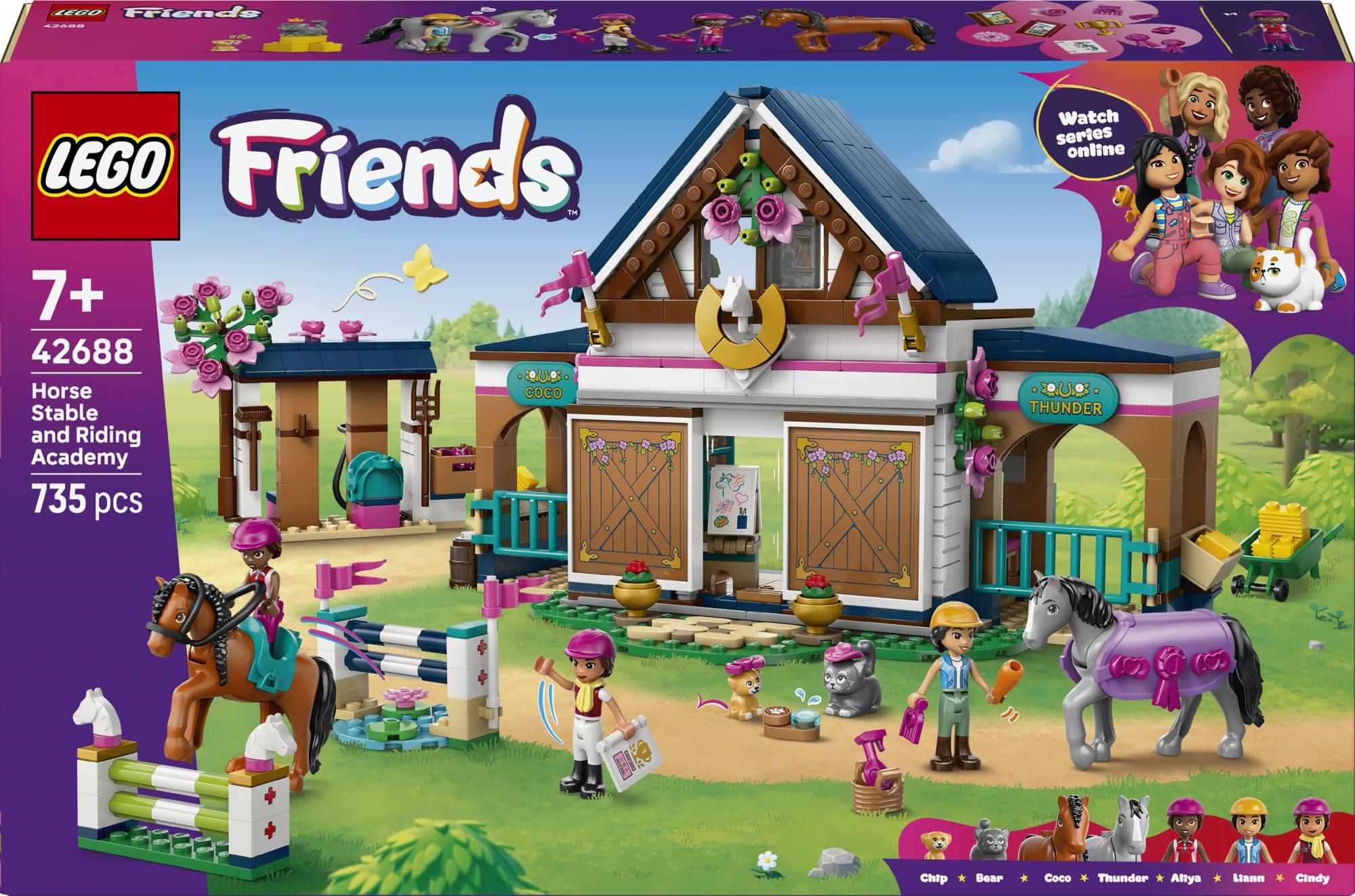 Lego Friends  -  Hestestald Og Rideakademi - Geekd.dk