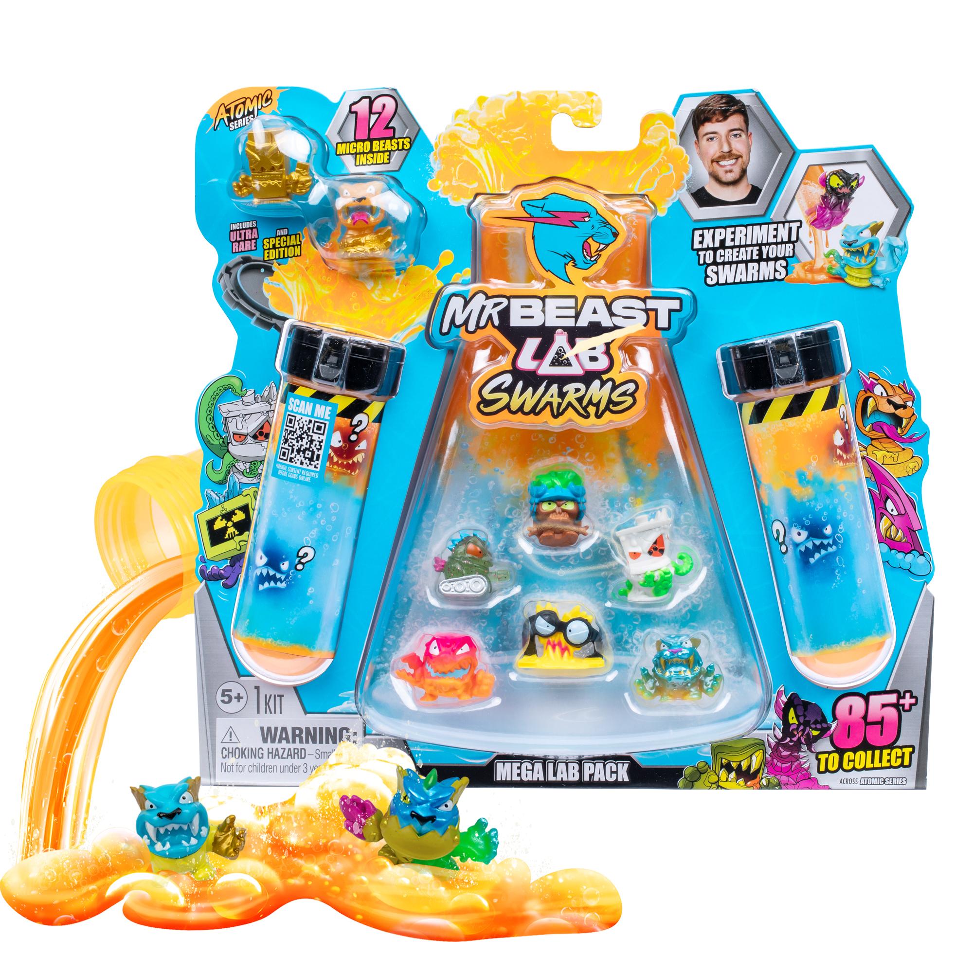 Mr. Beast Lab - Swarms Mega Lab 12 Pak Figur - Geekd.dk