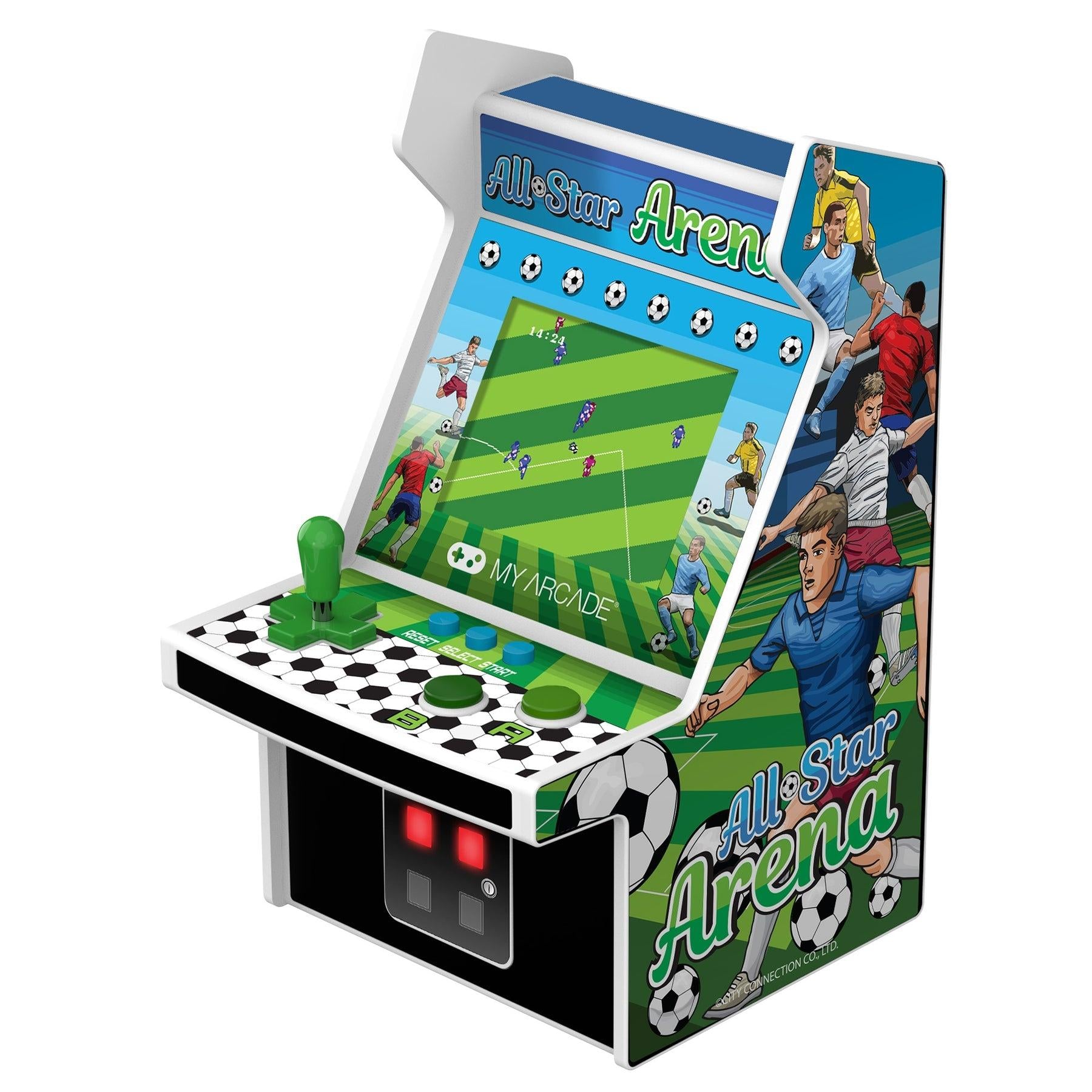 My Arcade, Micro Player 6.75 All-star Arena Collectible Retro (307 Games In 1), White Arkademaskine - Geekd.dk