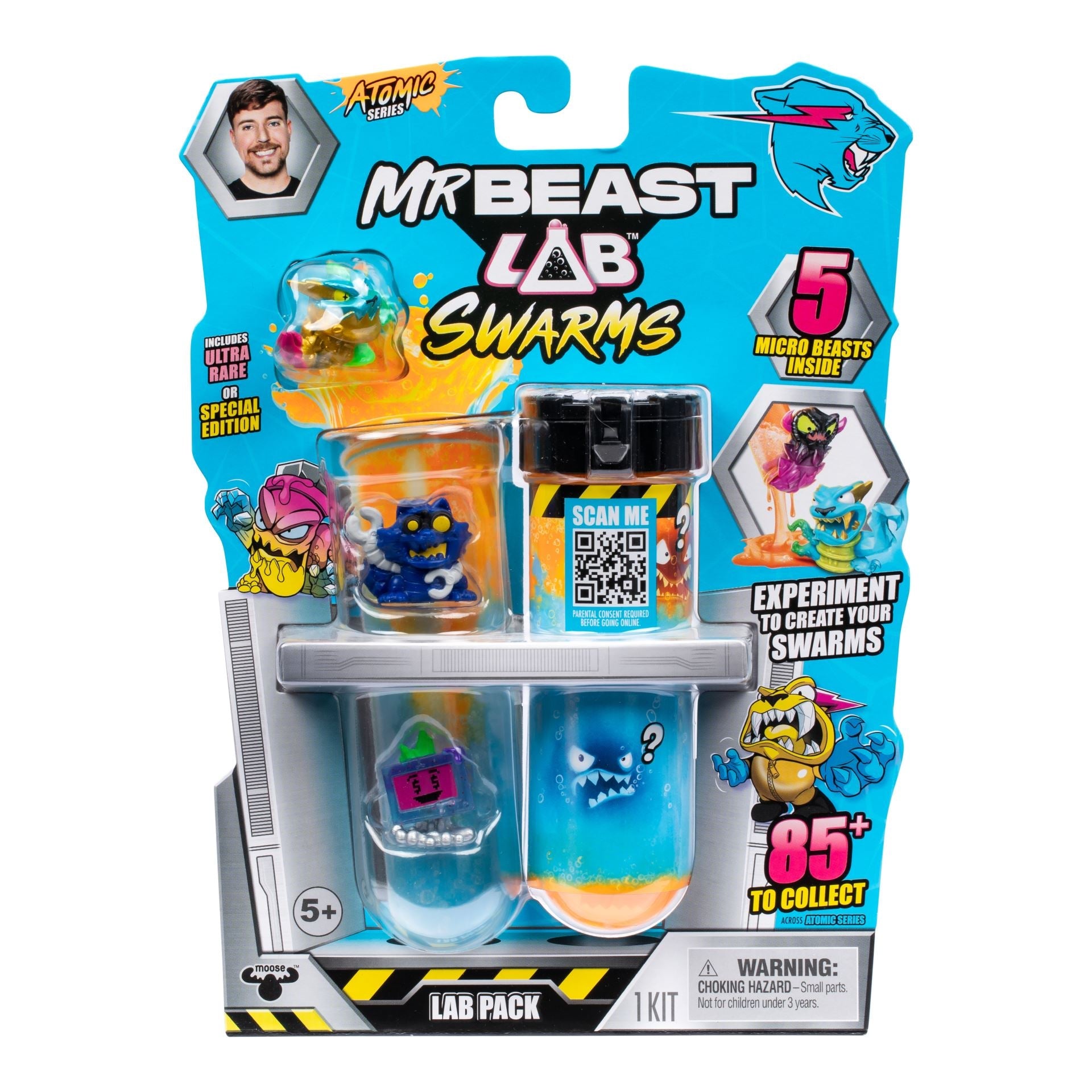 Mr. Beast Lab Swarms Figurer 5 Stk. Serie 2 - Geekd.dk