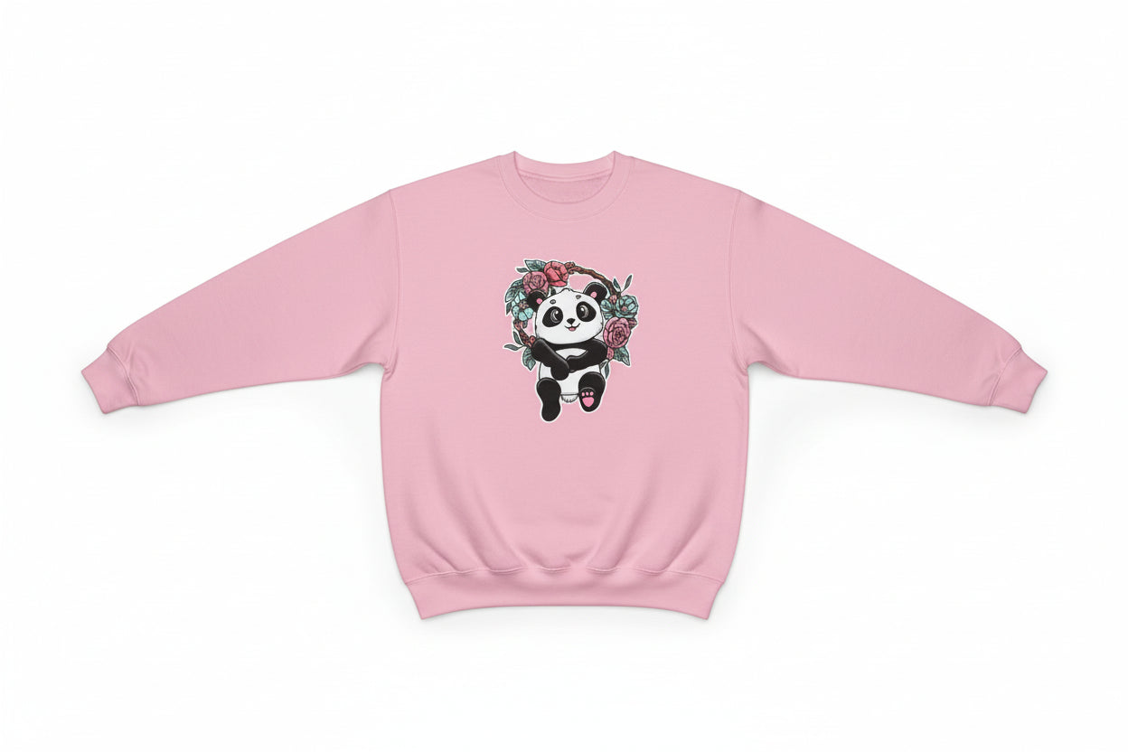 Beduna Blomstrende Hyggefis Sweatshirt - Lyserød - Geekd.dk