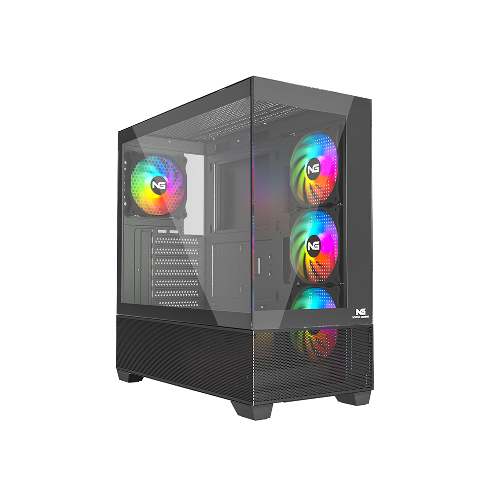 Nordic Gaming Hugin Rgb Tårn Atx - Sort Kabinet - Geekd.dk