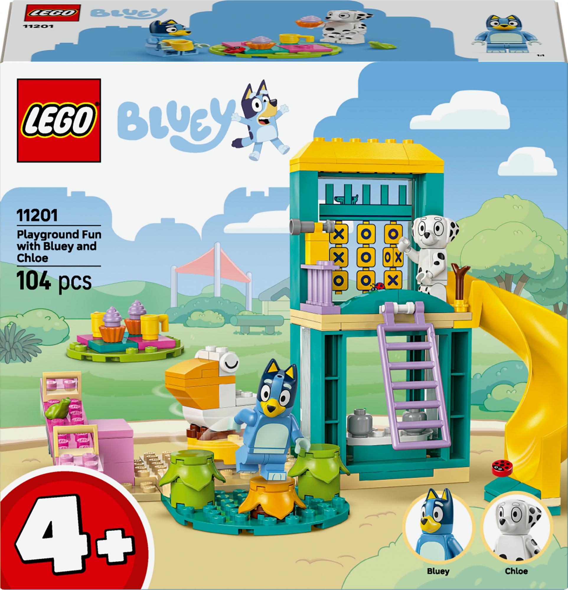 Lego Bluey  -  Legepladsleg Med Bluey Og Chloe - Geekd.dk