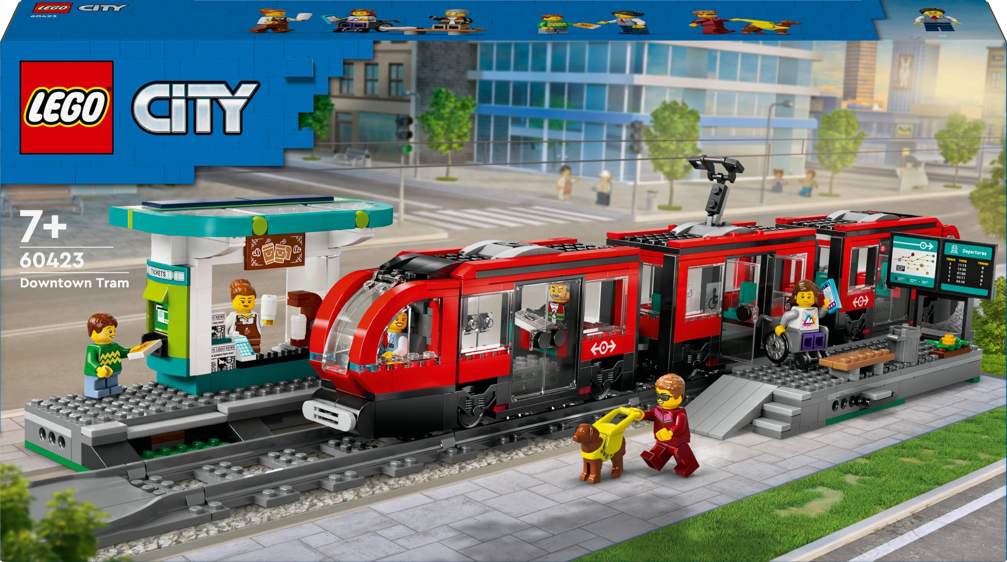 Lego 60423 City Tram With Stop - Geekd.dk