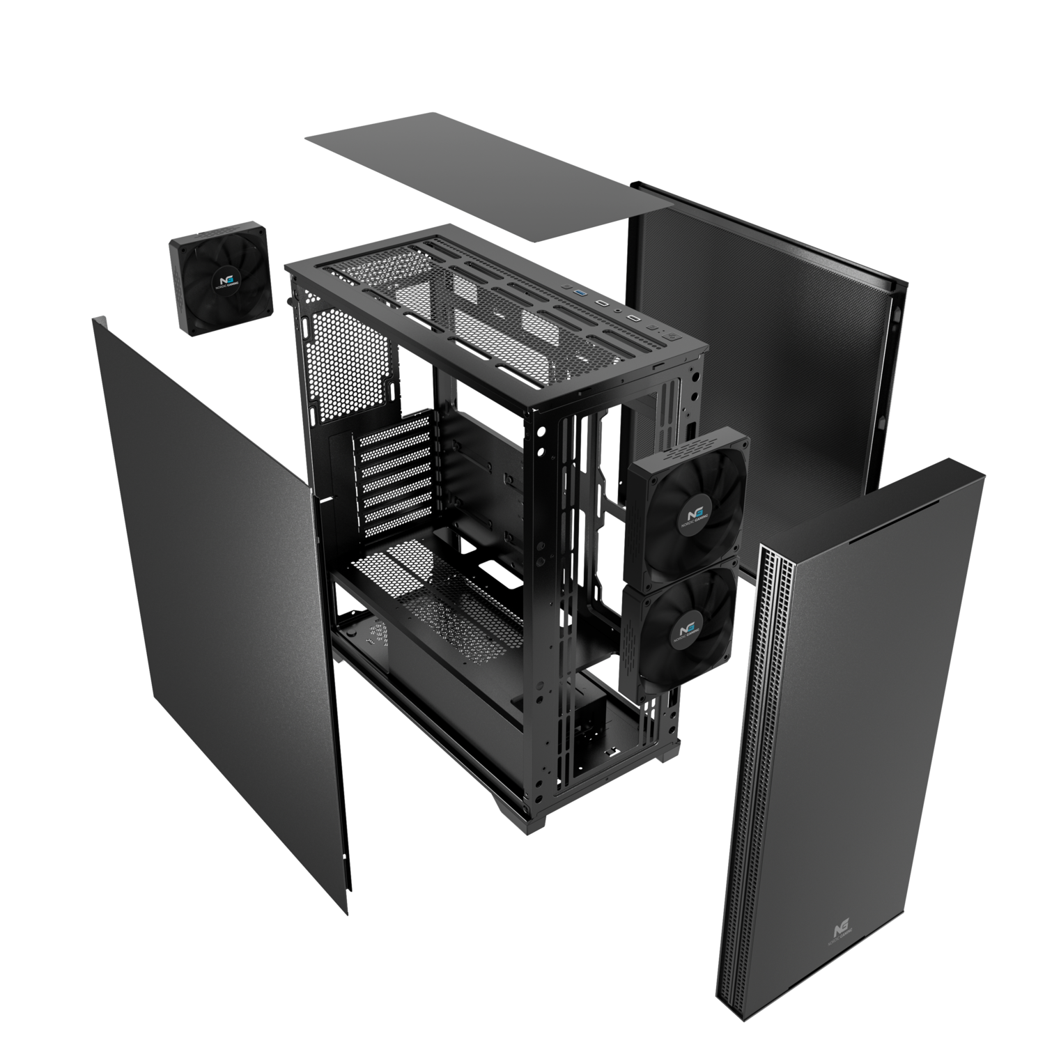 Nordic Gaming Mute Silent Atx Case Kabinet - Geekd.dk