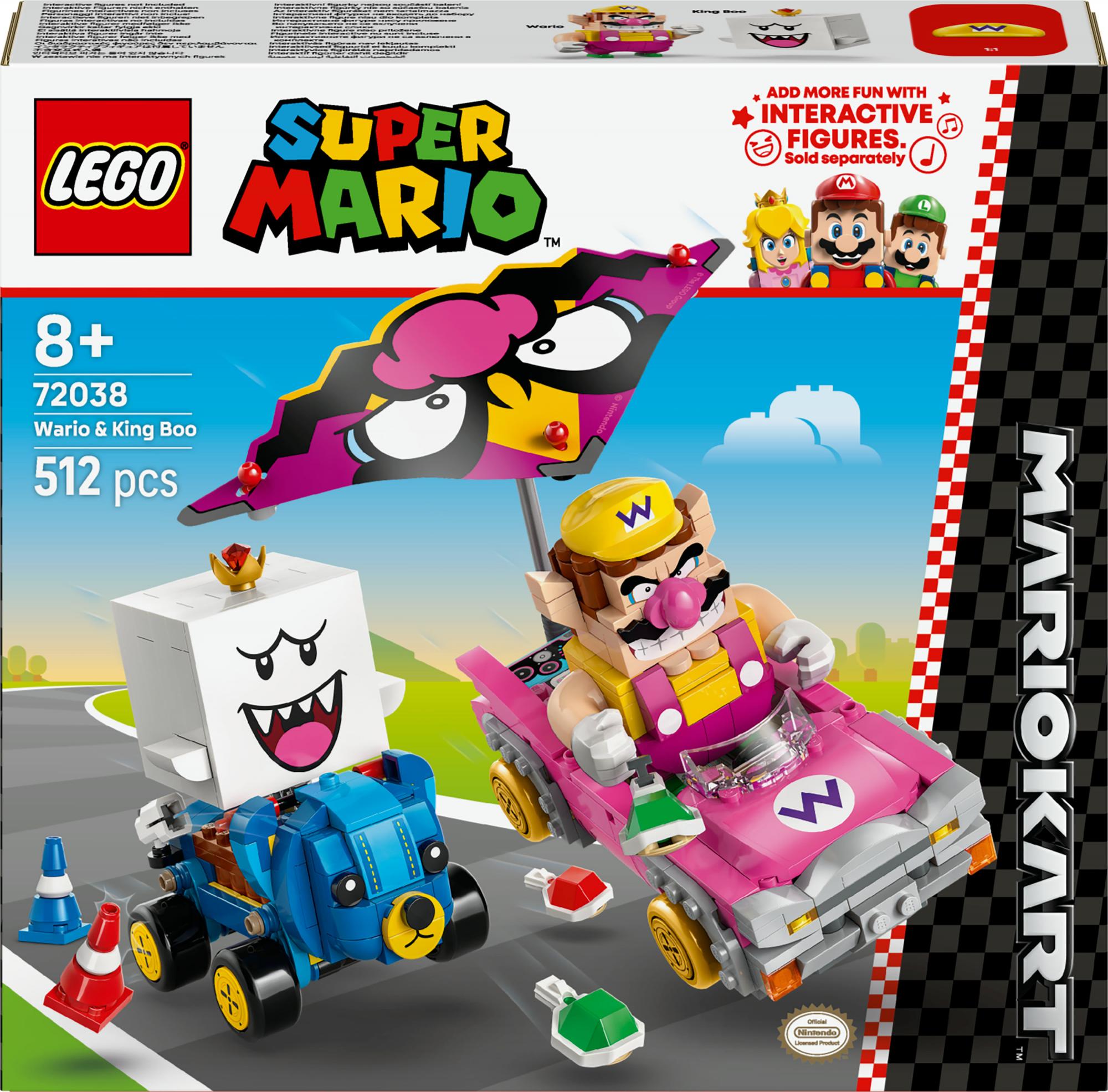 Lego - Super Mario - Mario Kartâ¢  -  Wario & King Boo (72038) - Geekd.dk