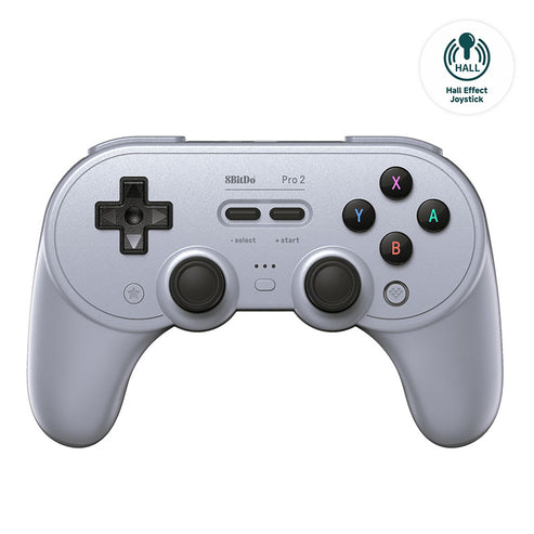 8bitdo Pro 2 Gamepad Hall Ed/grå Controller - Geekd.dk