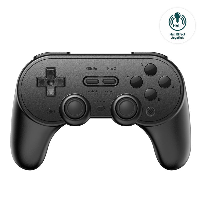 8bitdo Pro 2 Gamepad Hall Ed/sort Controller - Geekd.dk
