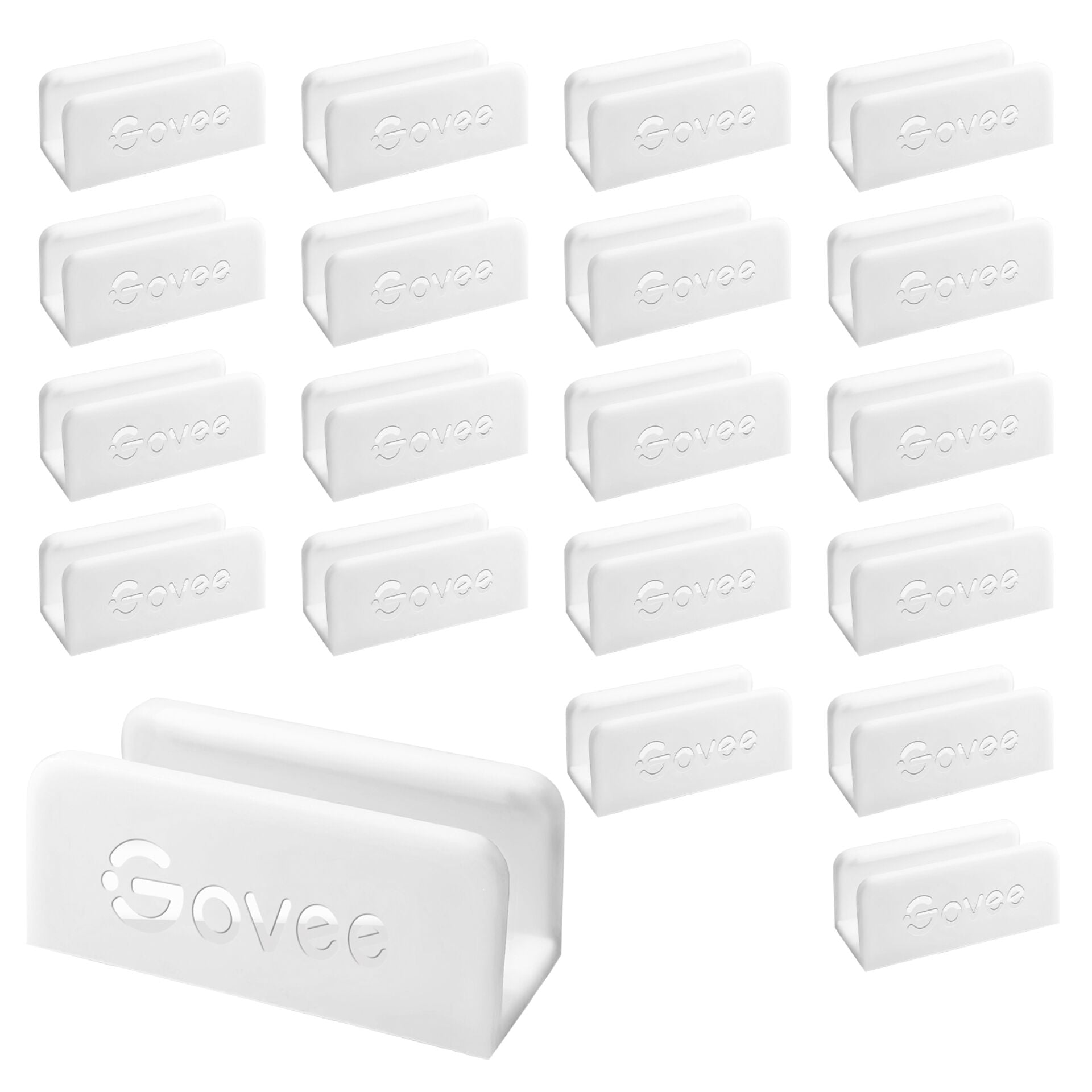 Govee 20x Clips Monteringssæt Til Neon Led Strip H61a1 Profil Led Lys - Geekd.dk