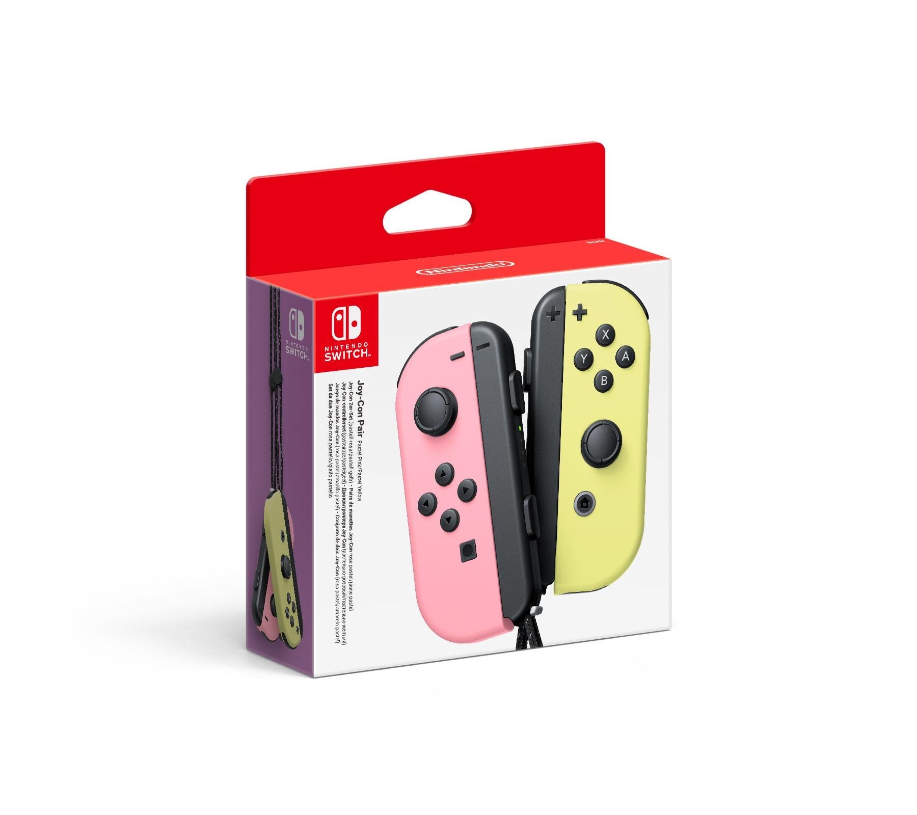 Joy-con Par- P.pink/p.gul Konsol - Geekd.dk