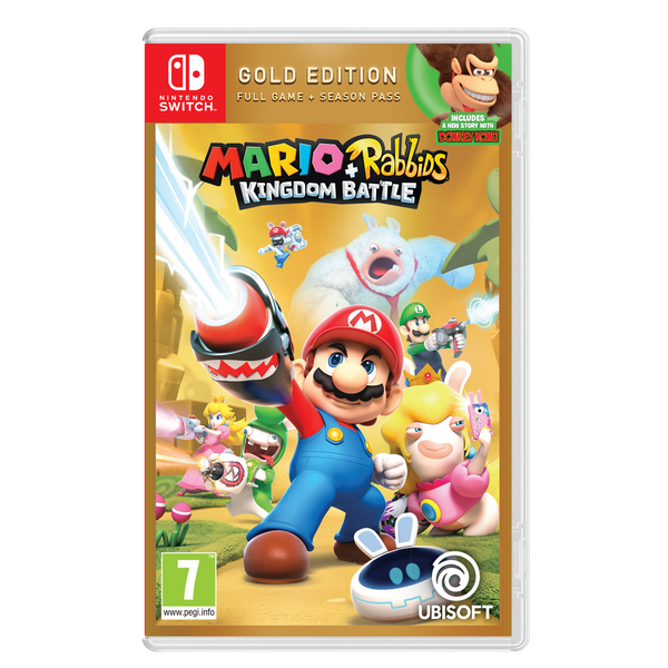 Mario + Rabbids Kingdom Battle Gold Edition  -  Nintendo Switch Nintendo Switch Spil - Geekd.dk