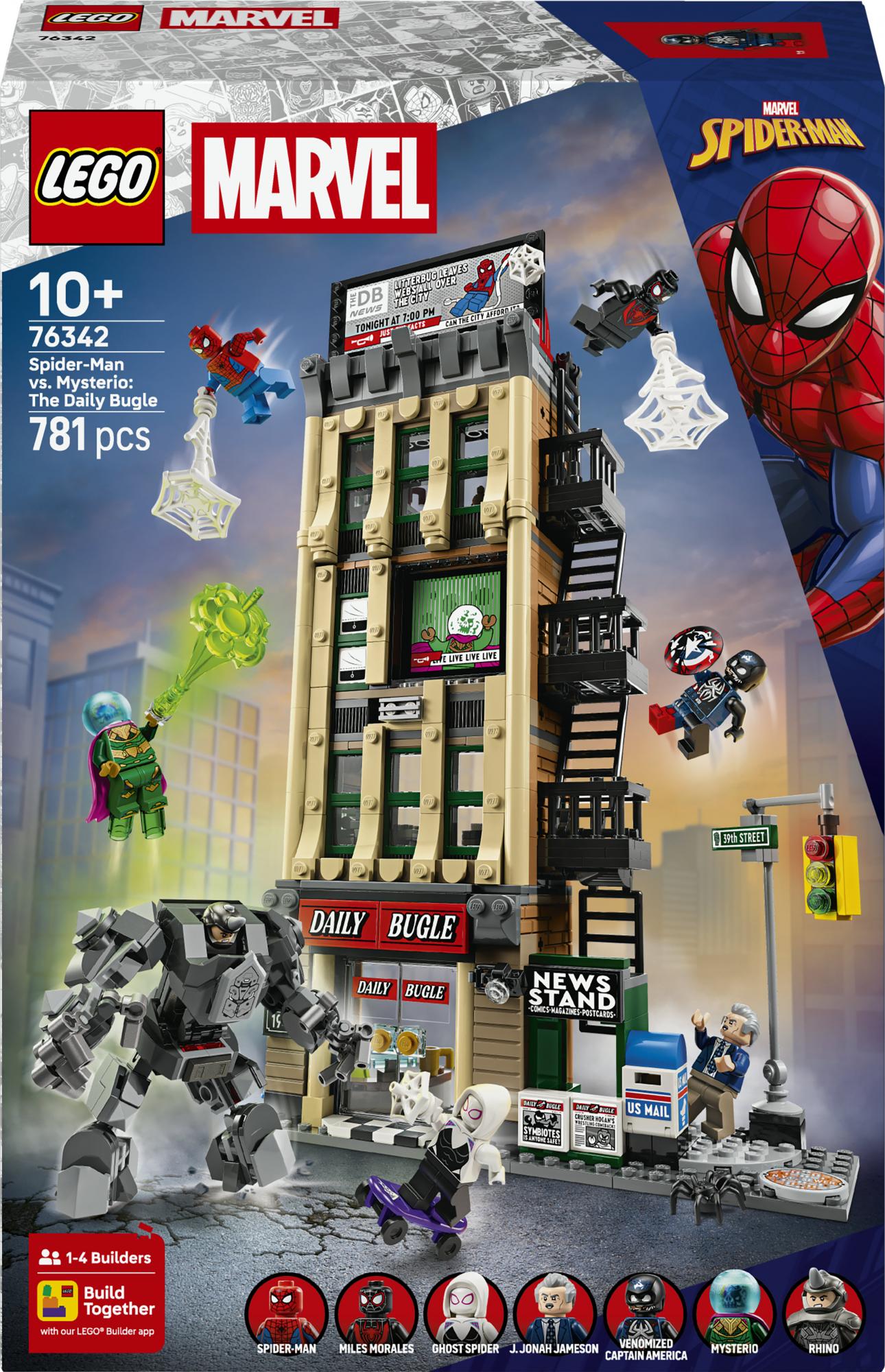 Lego Superhelte  -  Spider-man Mod Mysterio: Daily Bugle - Geekd.dk