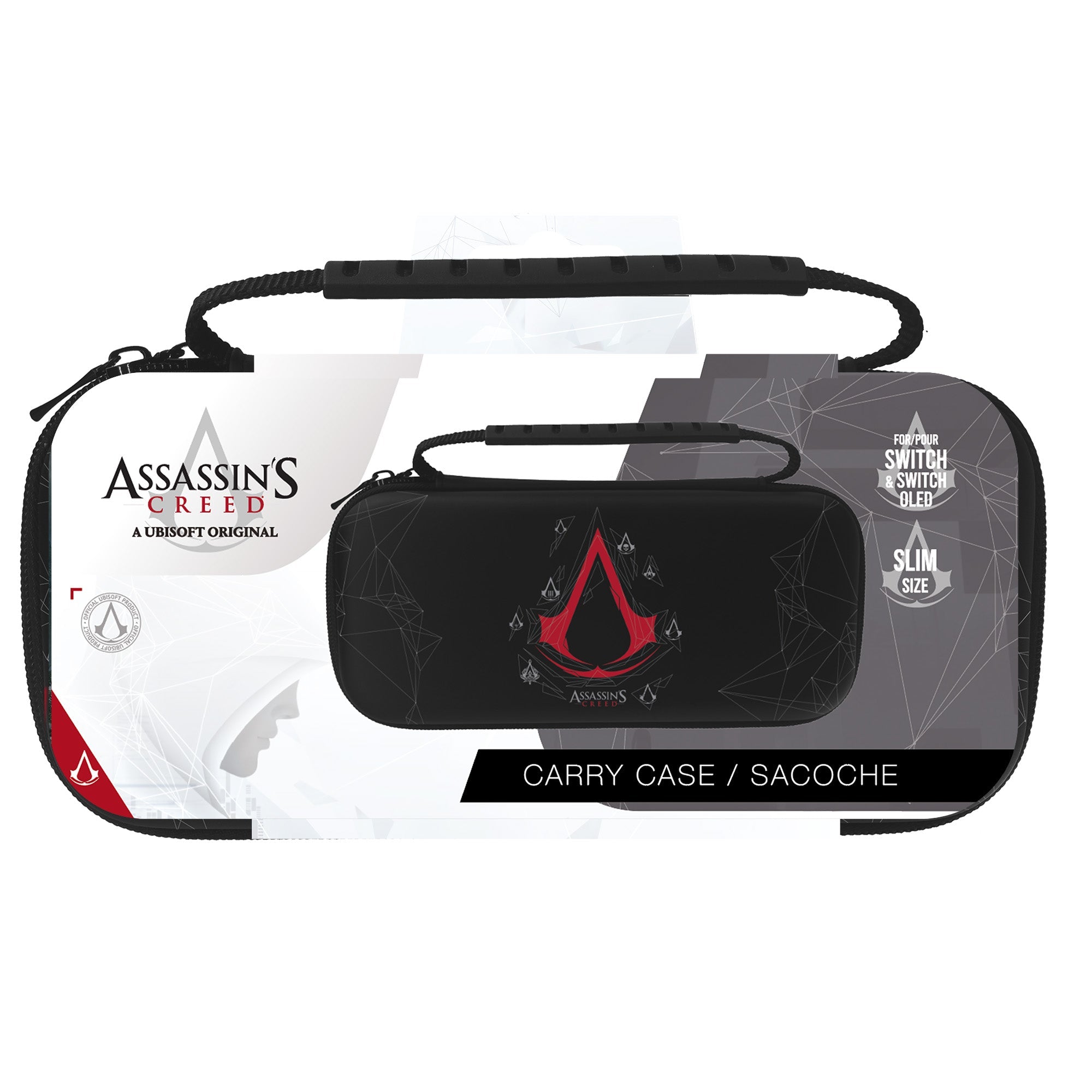 Assassin's Creed Slim Taske Til Nintendo Switch Video Games And Consoles - Nintendo Switch - Accessories - Cases & Storage - Geekd.dk