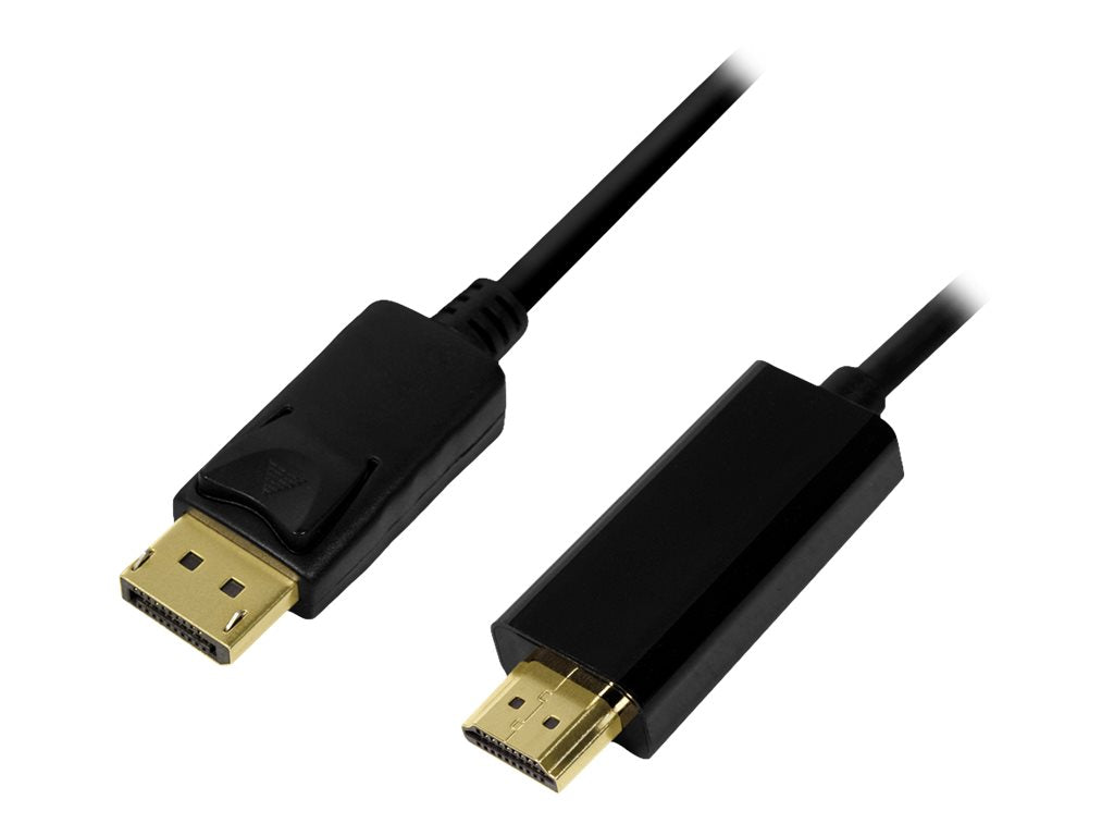 Logilink Videokabel Displayport / Hdmi 2m Sort - Geekd.dk
