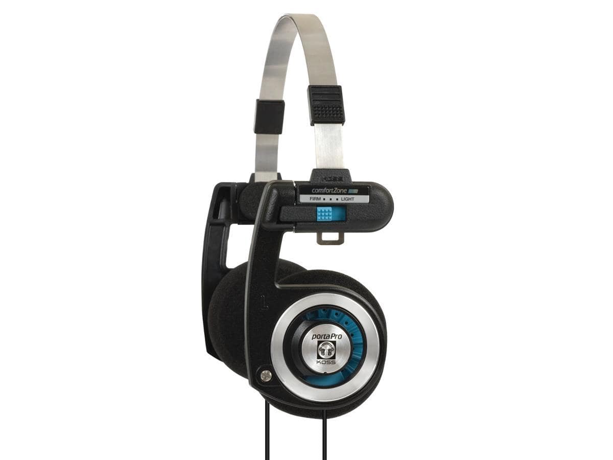 Koss Porta Pro Hovedtelefoner  -  Sort/sølv Headset - Geekd.dk