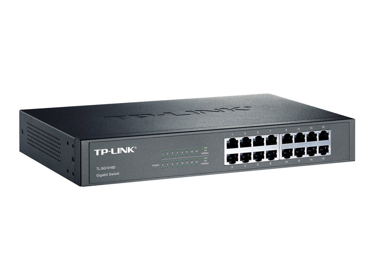 Tp-link Tl-sg1016d Switch 16-porte Gigabit - Geekd.dk