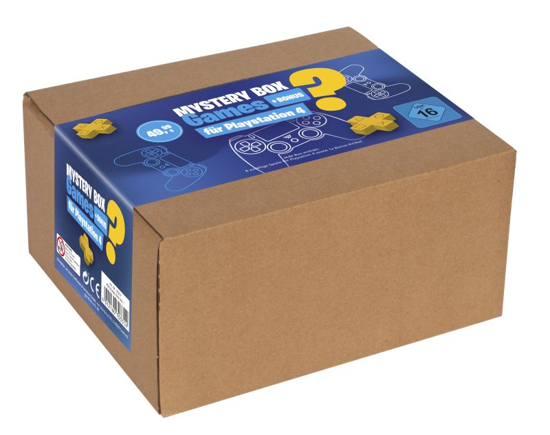 Ps4 Mystery Box Vol. 1  -  6 Playstation 4 Spil + Bonus Item - Geekd.dk