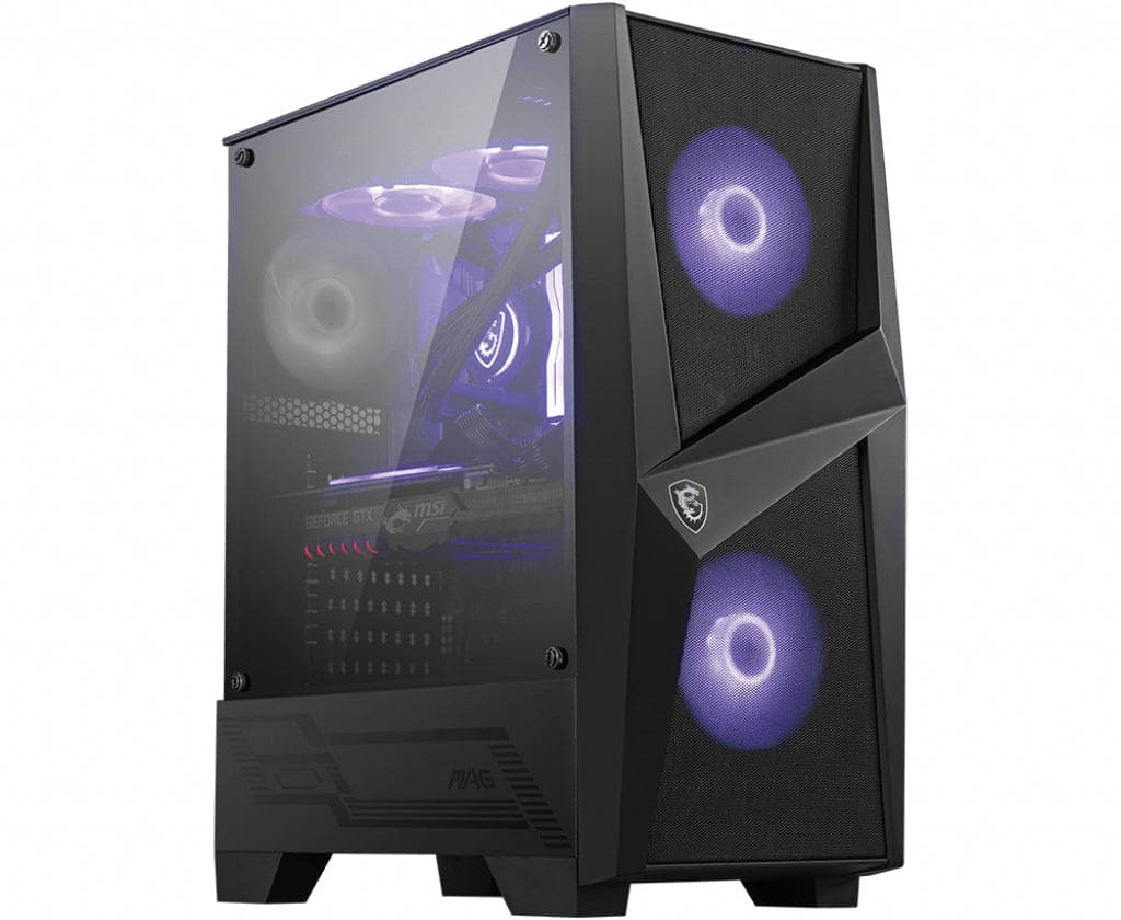 Msi Mag Forge 100r Tårn Atx Ingen Strømforsyning Sort Kabinet - Geekd.dk