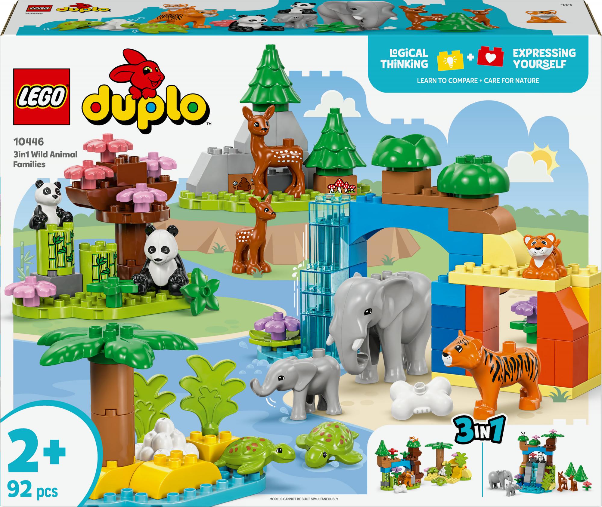 Lego Duplo Town 3-in-1 Wild Animal Families - Geekd.dk