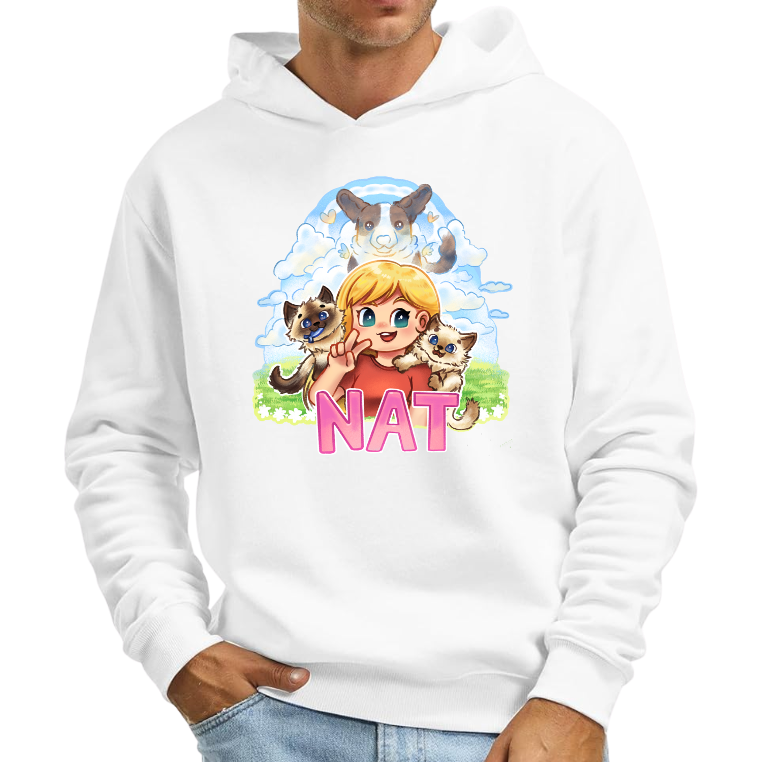 Nat Kæledyr Hoodie - Geekd.dk