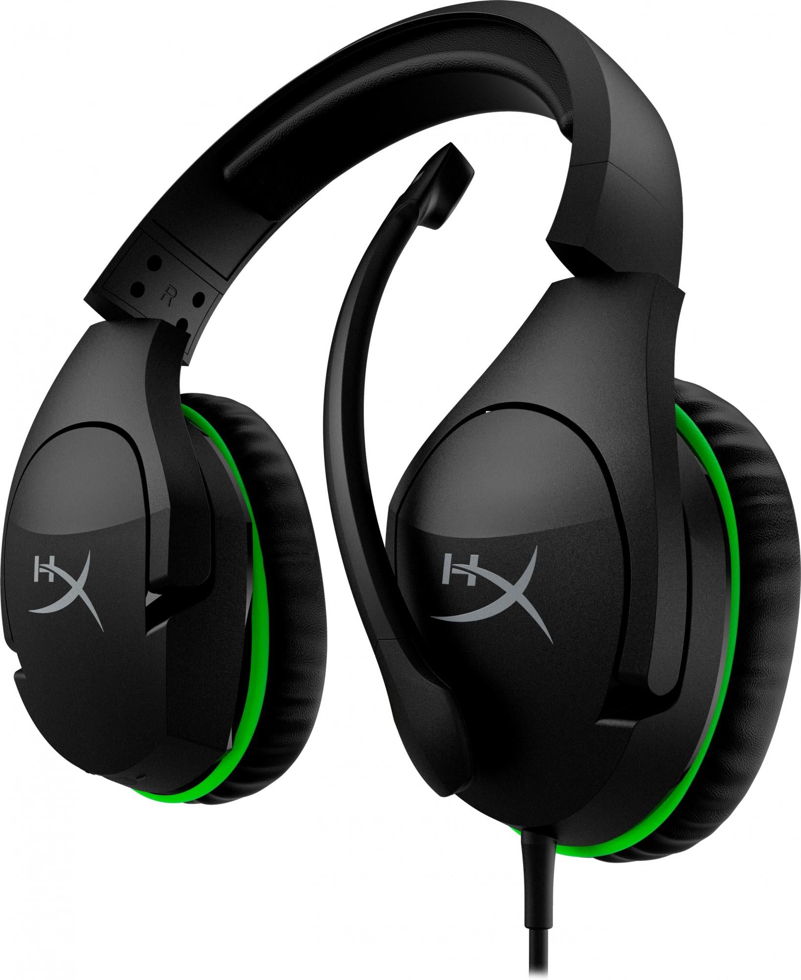 Hyperx Cloud Stinger Kabling Headset Sort Grøn - Geekd.dk