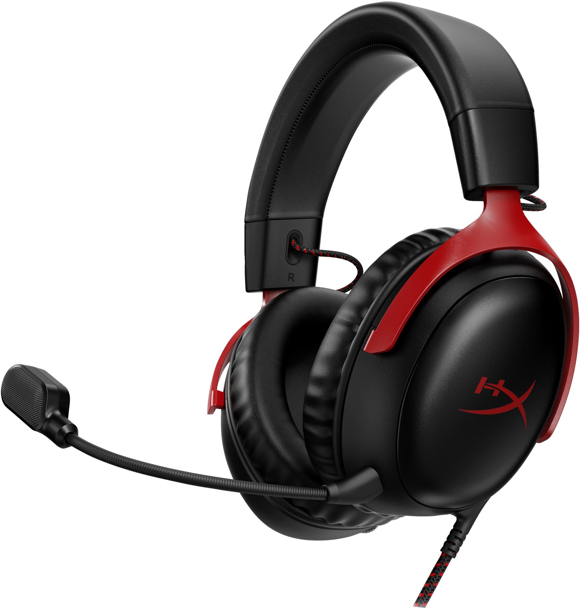Hyperx Cloud 3 Kabling Headset Sort Rød - Geekd.dk