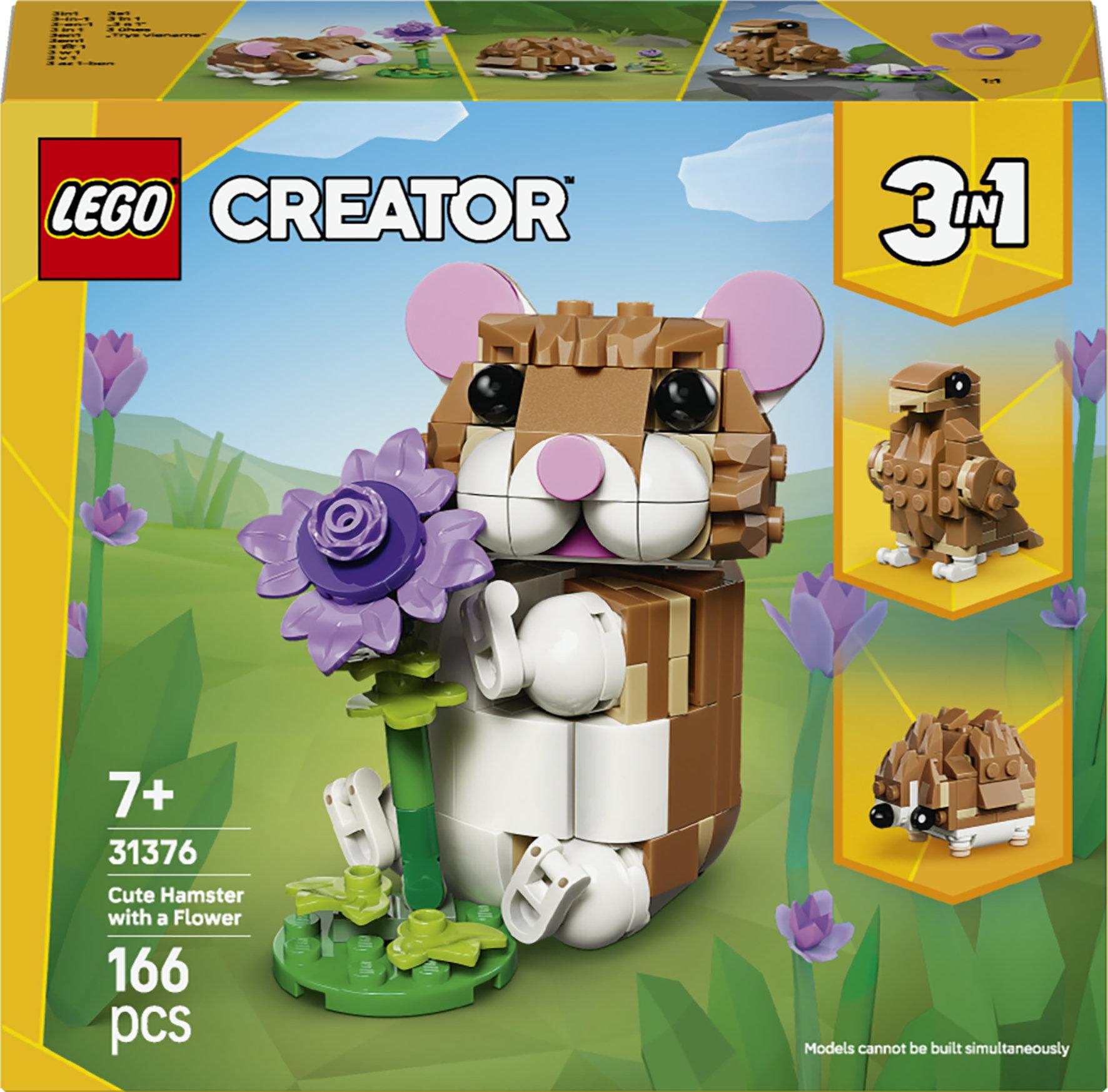 Lego Creator Sød Hamster Med Blomst - Geekd.dk