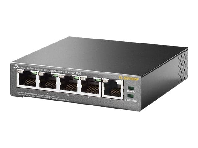 Tp-link Tl-sg1005p Switch 5-porte Gigabit Poe - Geekd.dk