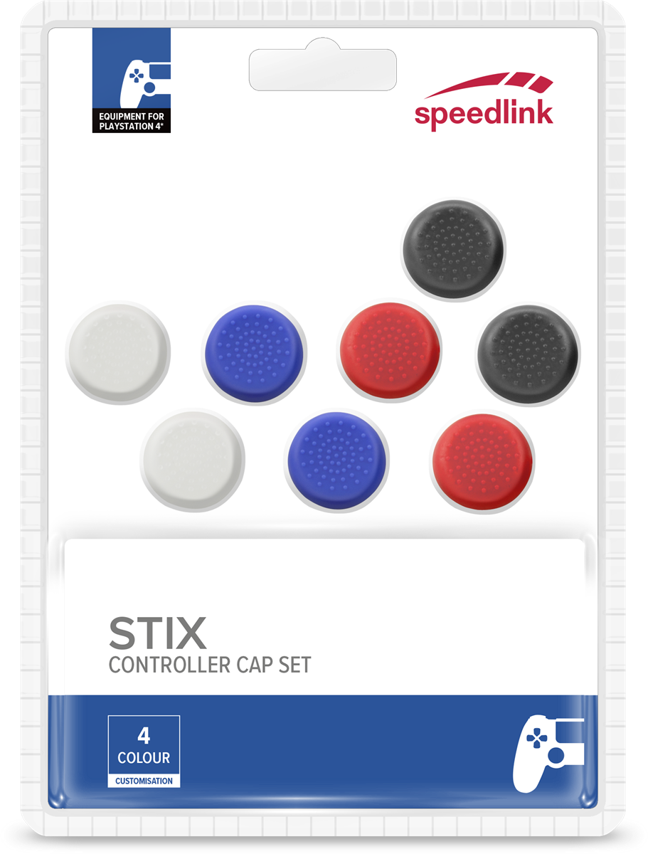 Stix Controller Cap Set - For Ps5/ps4/switch Multicolor Controller Grip - Geekd.dk