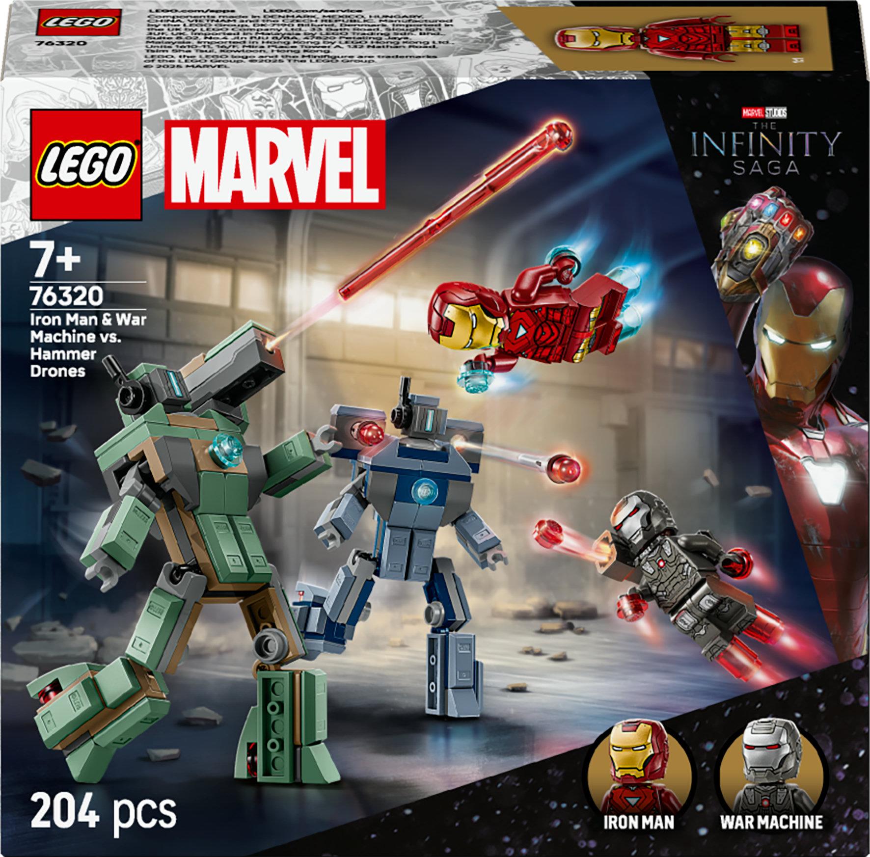 Lego Super Heroes  -  Iron Man & War Machine Vs. Hammer Drones - Geekd.dk